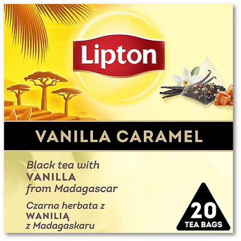 Herbata Lipton Piramid czarna Vanilla Caramel (20)
