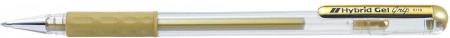 Długopis żelowy Pentel Hybrid Gel Grip K118 złoty
