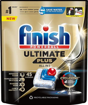 Kapsułki do zmywarki Finish Ultimate Plus All-in-1 Fresh (45)