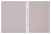 Skoroszyt OFFICE PRODUCTS Premium, karton, z listwą, nadruk, A4, 350gsm, biały