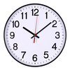 Zegar ścienny Office Products 34cm czarny