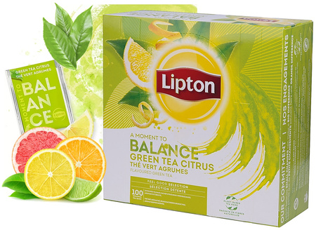 Herbata Lipton Balance Green Tea Citrus (100)