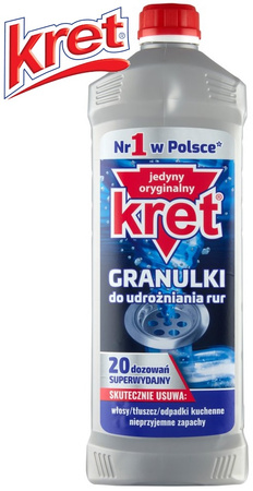 Środek do rur Kret 800g granulki