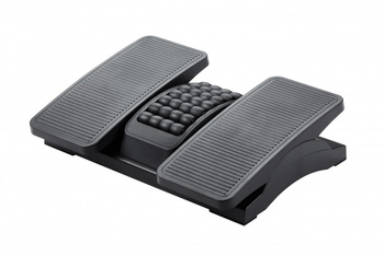 Podnóżek Q-Connect 32x43cm z masażerem czarny