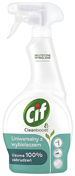 Spray Cif Cleanboost 500ml Uniwersalny z wybielaczem