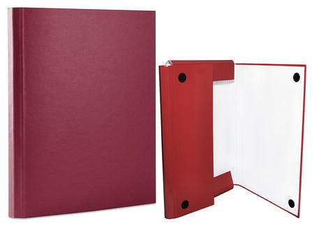 Teczka kartonowa z rzepem Office Products A4/4cm niebieska