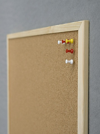 Tablica korkowa 2x3 ecoBoards 60x45cm rama drewniana