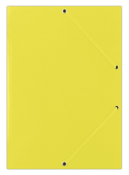 Teczka kartonowa z gumką Donau A4/400g żółta