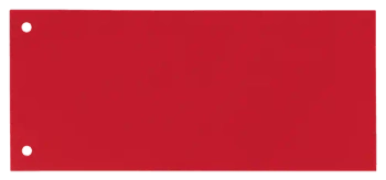 PRZEKŁADKI KARTONOWE ESSELTE 1/3 A4 CZERWONE (100)