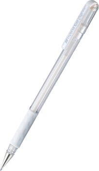 Długopis żelowy Pentel Hybrid Gel Grip K118 biały
