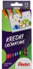 KREDKI OŁÓWKOWE PENTEL 12 KOLORÓW