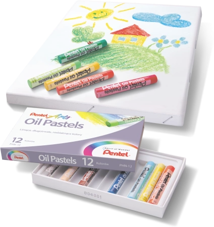 PASTELE OLEJNE PENTEL 12 KOLORÓW