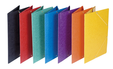 Teczka preszpanowa z gumką Donau A4 czarna