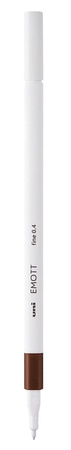 Cienkopis Uni Emott 0.4mm różowy