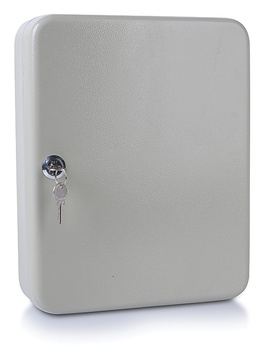 Szafka na klucze DONAU, na 93 klucze, 300x240x80mm, szara