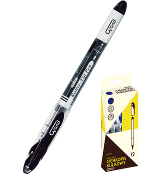 Cienkopis kulkowy Grand GR-203 czarny