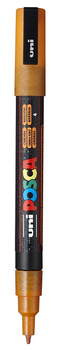 Marker z farbą plakatową Uni POSCA PC-3ML brokatowy pomarańczowy
