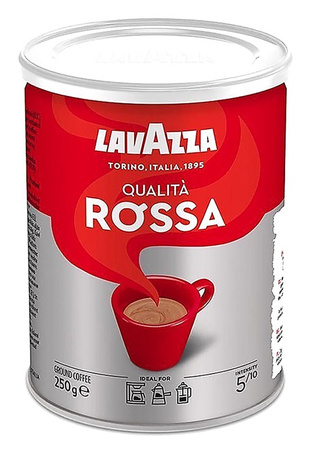 Kawa Lavazza Qualita Rossa 250g w puszce mielona