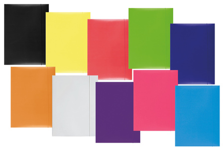 Teczka kartonowa z gumką Office Products A4/300g biała