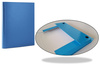 Teczka kartonowa z rzepem Office Products A4/4cm niebieska