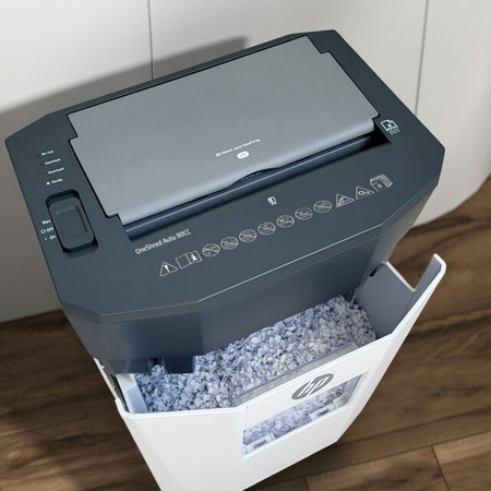 Niszczarka HP OneShred Auto 80CC biało-szara