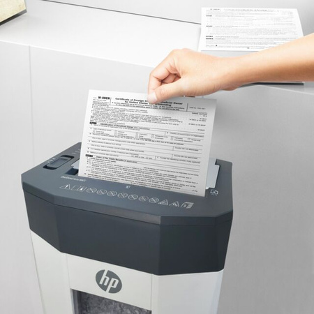 Niszczarka HP OneShred Auto 80CC biało-szara