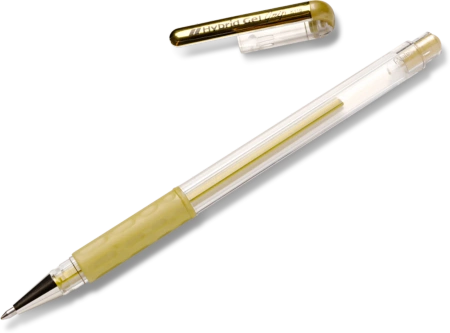 Długopis żelowy Pentel Hybrid Gel Grip K118 złoty