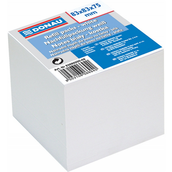 KOSTKA NIEKLEJONA 85*85*70mm BIAŁA