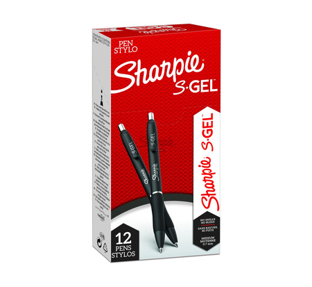 Długopis żelowy Sharpe S•Gel M 0.7mm czerwony