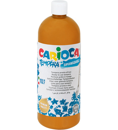 Farba tempera Carioca 1000ml jasnobrązowa