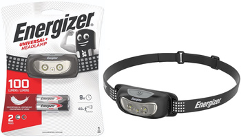 Latarka czołowa Energizer Universal+ (+3 baterie AAA)