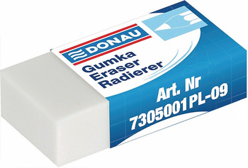 Gumka Donau 41x21x11mm biała