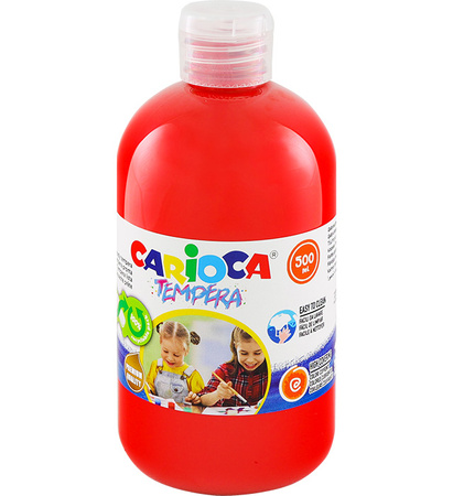 Farba tempera Carioca 500ml czerwona