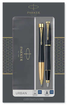 Pióro wieczne i długopis Parker Urban Muted Black GT