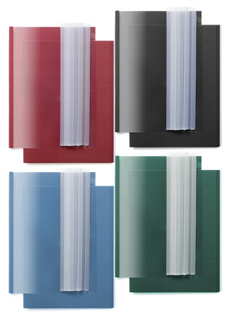 Zestaw do oprawy dokumentów Dovre Express A4/4.5mm ciemnoczerwony (10)