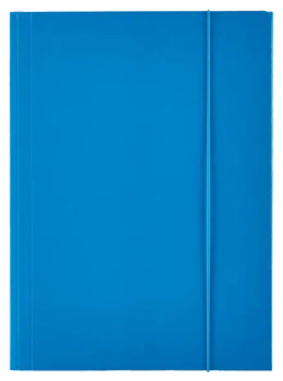 TECZKA KARTONOWA Z GUMKĄ ESSELTE A4/400g NIEBIESKA