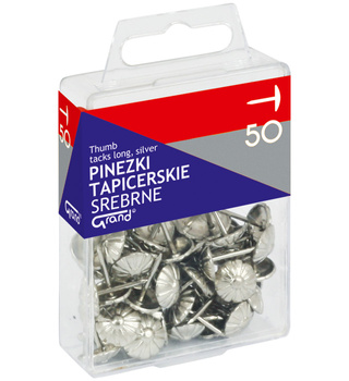 PINEZKI TAPICERSKIE SREBRNE (50)