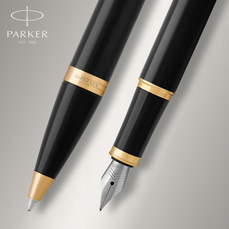 Pióro wieczne i długopis Parker IM Core Black GT