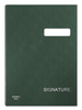 Teczka do podpisu DONAU, karton/PP, A4, 450gsm, 20-przegr., zielona