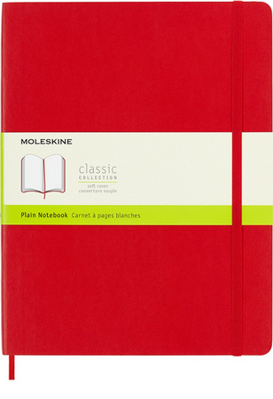 Notatnik Moleskine Classic XL (19x25cm) gładki czerwony