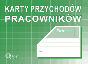 KARTY PRZYCHODÓW PRACOWNIKÓW A5