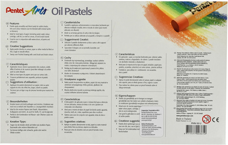 PASTELE OLEJNE PENTEL 50 KOLORÓW