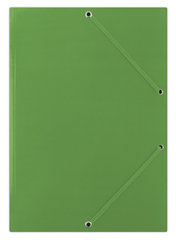 Teczka kartonowa z gumką Donau A4/400g zielona