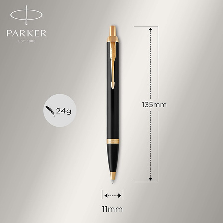 Pióro wieczne i długopis Parker IM Core Black GT