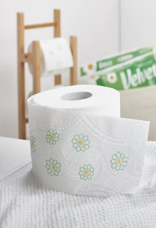 Papier toaletowy Velvet Rumianek i aloes (8+2)