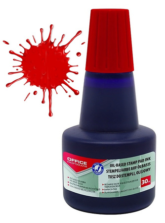 Tusz olejowy do pieczątek metalowych OFFICE PRODUCTS, 30ml, fioletowy