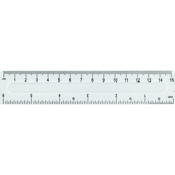 LINIJKA PRZEZROCZYSTA 15cm GR-801