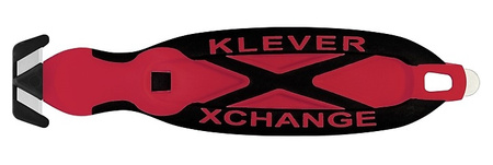 Nóż bezpieczny Klever XChange 20 czerwony