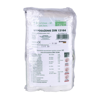 Wyposażenie apteczki Donau Safety DIN 13164 (+ ustnik)