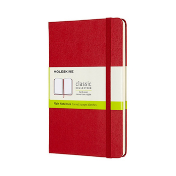 Notatnik Moleskine Classic M (11.5x18cm) gładki czerwony